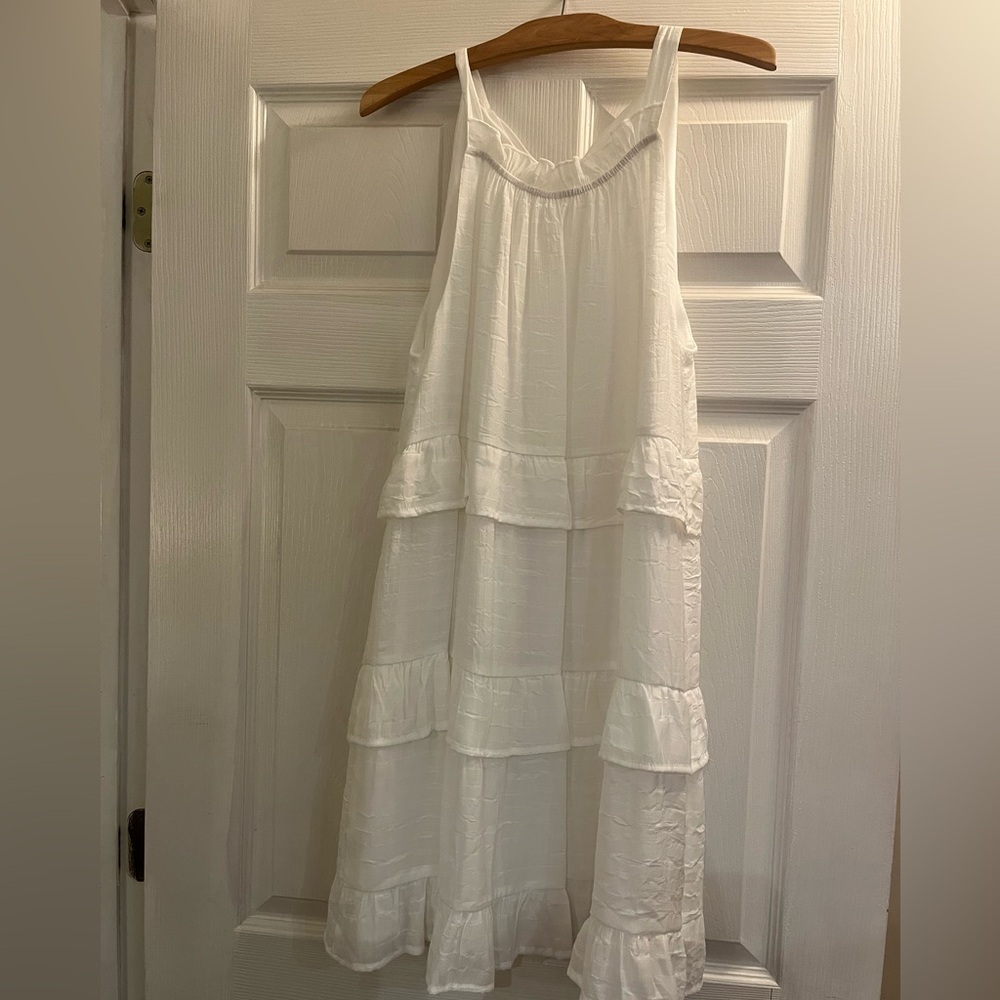 Cupshe White Lightweight Sleeveless Vacation Dress
